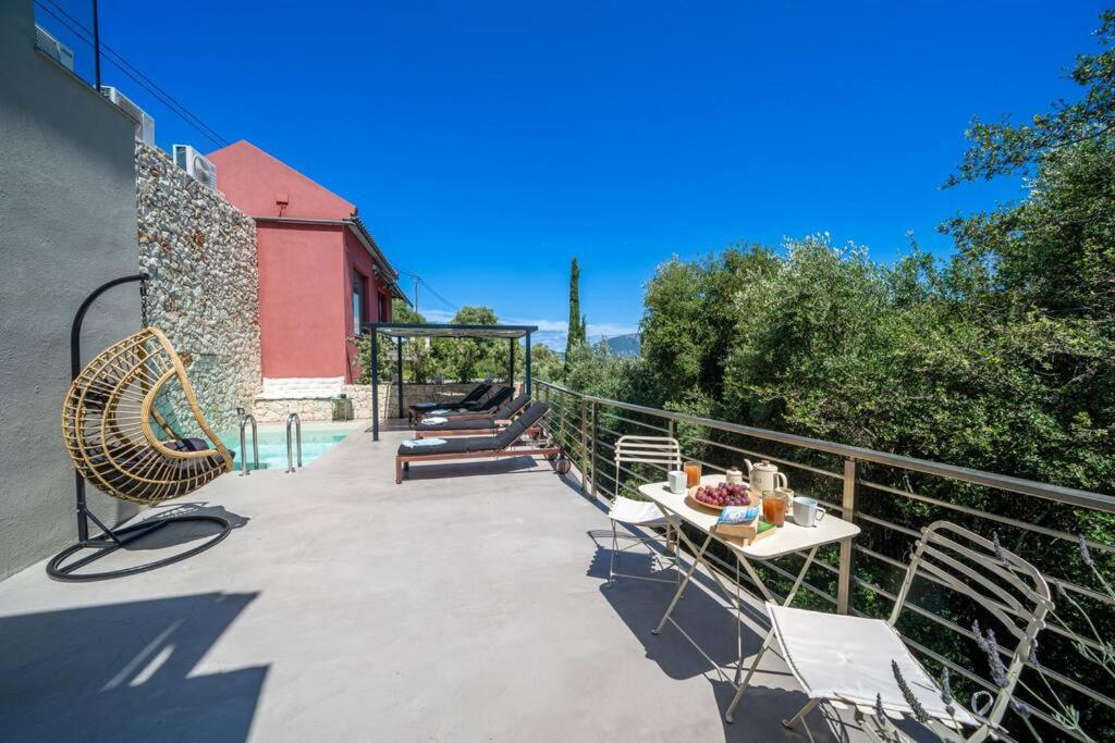 Villa Elisabeth Sea View Private Pool Fiskardo Kefalonia Katsaráta Buitenkant foto