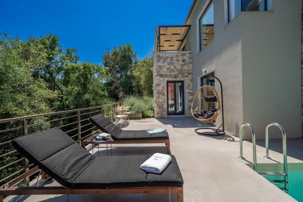 Villa Elisabeth Sea View Private Pool Fiskardo Kefalonia Katsaráta Buitenkant foto
