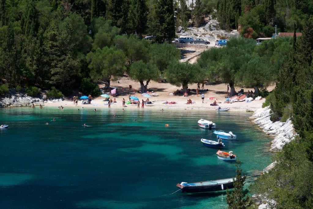 Villa Elisabeth Sea View Private Pool Fiskardo Kefalonia Katsaráta Buitenkant foto