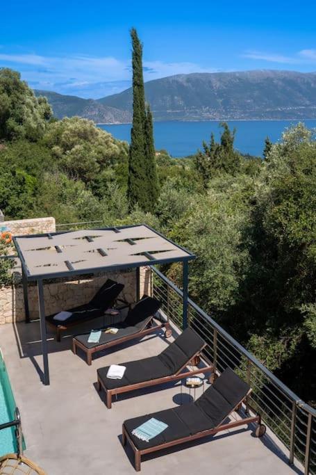 Villa Elisabeth Sea View Private Pool Fiskardo Kefalonia Katsaráta Buitenkant foto