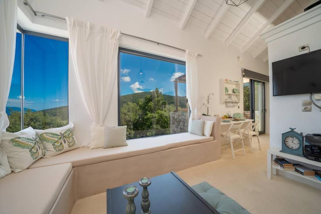 Villa Elisabeth Sea View Private Pool Fiskardo Kefalonia Katsaráta Buitenkant foto